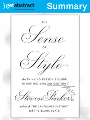 cover image of The Sense of Style (Summary)